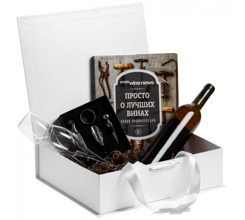 Коробка на лентах Tie Up, белая