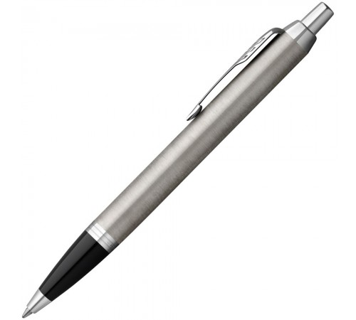 Ручка шариковая Parker IM Essential Stainless Steel CT, серебристая с черным Ручка шариковая Parker IM Essential Stainless Steel CT, серебристая с черным
