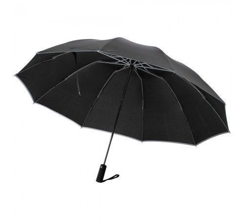 Складной зонт-наоборот Savelight со светоотражающим кантом
