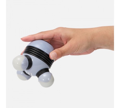 Ручной вибромассажер Spacy, серый с черным