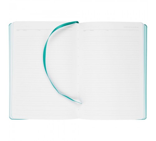 Ежедневник New Latte, недатированный, бирюзовый