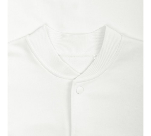 Бомбер унисекс Nuppu, молочно-белый