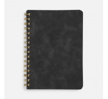 Ежедневник Spiral, недатированный, черный