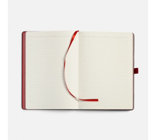 Ежедневник Peel Flex, недатированный, красный