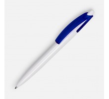 Ручка шариковая Bento, белая с синим