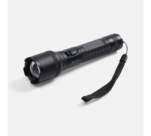 Фонарь аккумуляторный с фокусировкой луча FarSee, черный