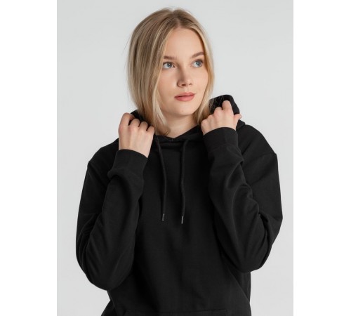 Толстовка с капюшоном унисекс Hoodie, черная Толстовка с капюшоном унисекс Hoodie, черная