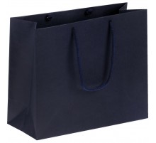 Пакет бумажный Porta S, горизонтальный, темно-синий