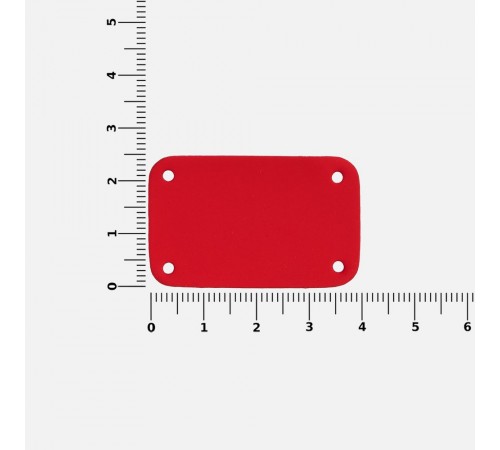 Лейбл Eta Soft Touch, S, красный