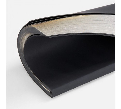 Ежедневник Flat Maxi, недатированный, черный