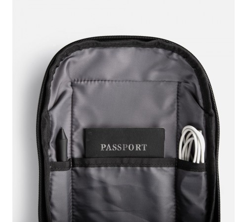 Рюкзак на одно плечо Solnex, черный