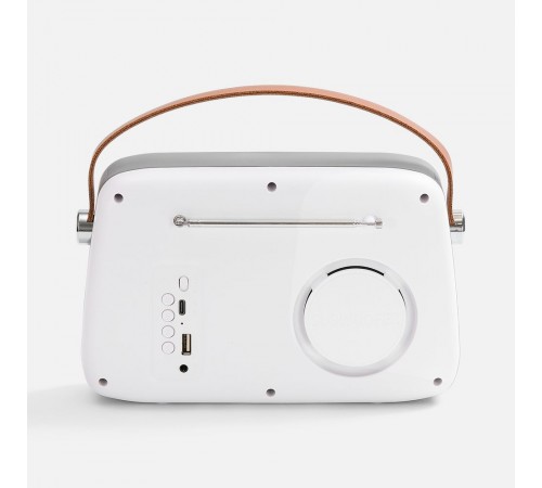 Bluetooth-колонка с радио Retronica, белая
