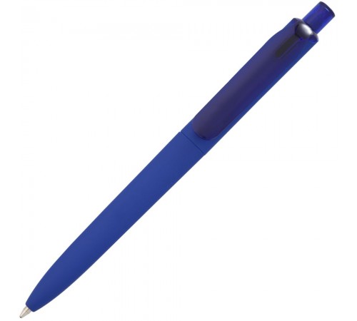Ручка шариковая Prodir DS8 PRR-Т Soft Touch, синяя