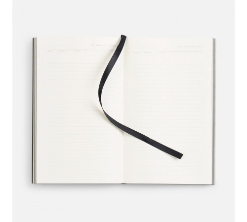 Ежедневник Flat Mini, недатированный, черный