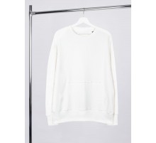 Свитшот оверсайз унисекс Vozduh, молочно-белый