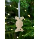 Деревянная подвеска Christmate, конфета