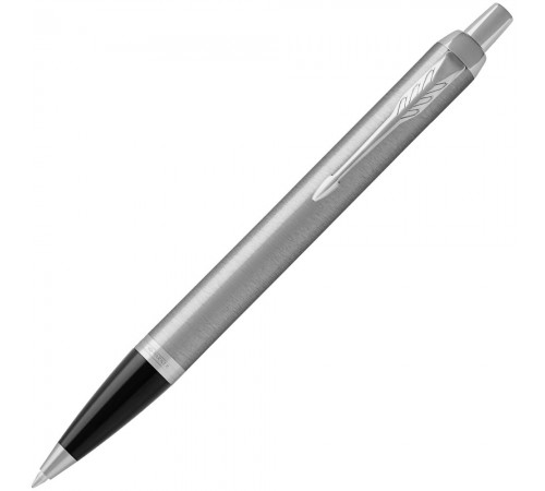 Ручка шариковая Parker IM Essential Stainless Steel CT, серебристая с черным Ручка шариковая Parker IM Essential Stainless Steel CT, серебристая с черным