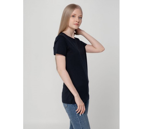 Футболка женская T-bolka Lady, темно-синяя