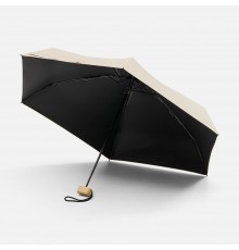 Зонт складной RainCase в чехле-сумке, бежевый