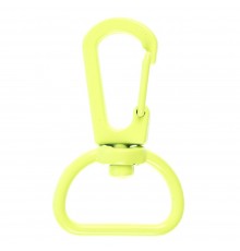 Застежка-карабин Snap Hook, M, желтый неон