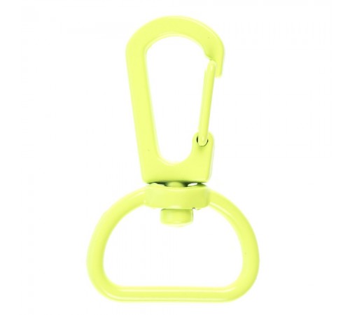 Застежка-карабин Snap Hook, M, желтый неон