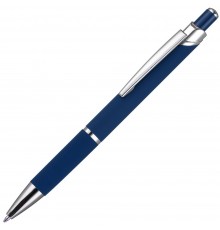 Ручка шариковая Chromos Soft Touch, синяя