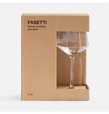 Набор из 2 бокалов для вина Fasetti
