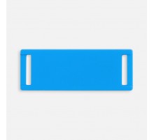 Лейбл из ПВХ Kova, голубой