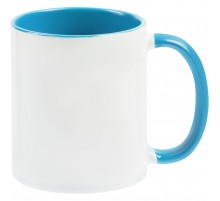 Кружка Promo Plus для сублимационной печати, светло-голубая