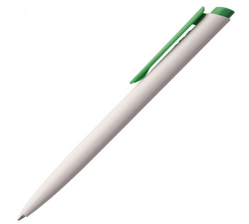 Ручка шариковая Senator Dart Polished, бело-зеленая