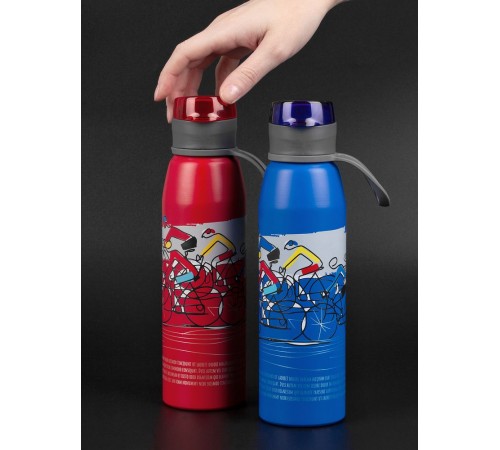 Бутылка для воды Billy Gym, матовая красная