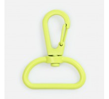 Застежка-карабин Snap Hook, L, желтый неон