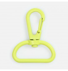Застежка-карабин Snap Hook, L, желтый неон