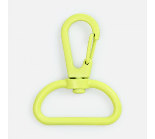Застежка-карабин Snap Hook, L, желтый неон