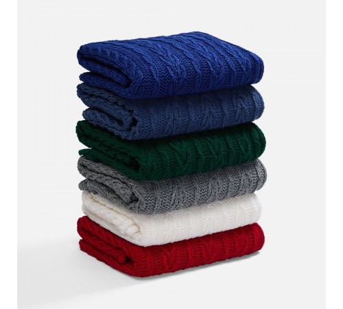 Плед Eloisa, темно-синий (кобальт)