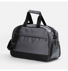 Спортивная сумка Atlantes, светло-серая с черным