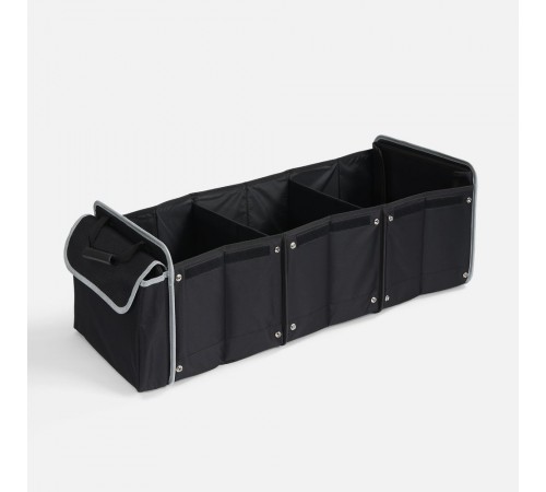 Органайзер в багажник с сумкой-холодильником Arranger, черный с серым