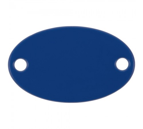 Шильдик металлический Alfa Oval, синий Шильдик металлический Alfa Oval, синий