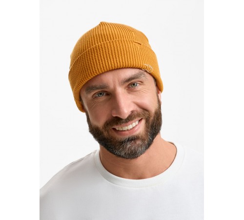 Шапка Ribelle, темно-желтая (горчичная)