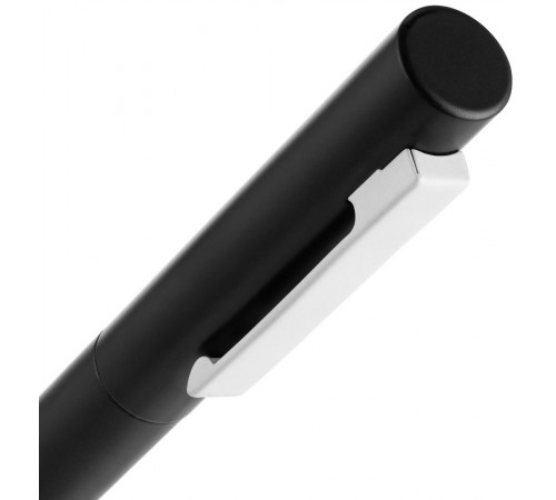 Ручка шариковая Inkolor, черная с белым