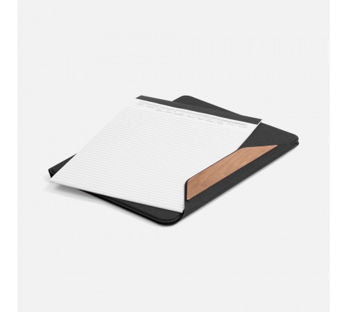 Папка с блокнотом Firmans, черная