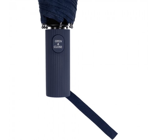 Зонт складной Ribbo, темно-синий