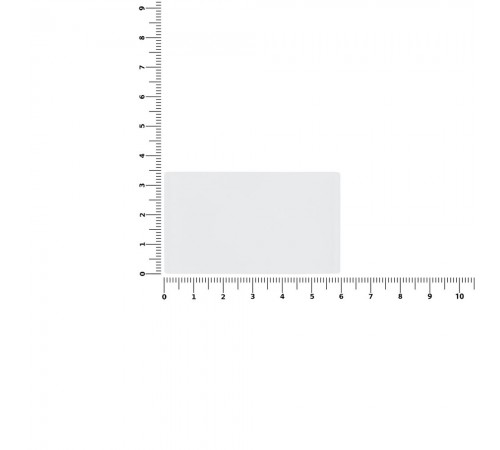 Лейбл из ПВХ Dzeta, M, прозрачный
