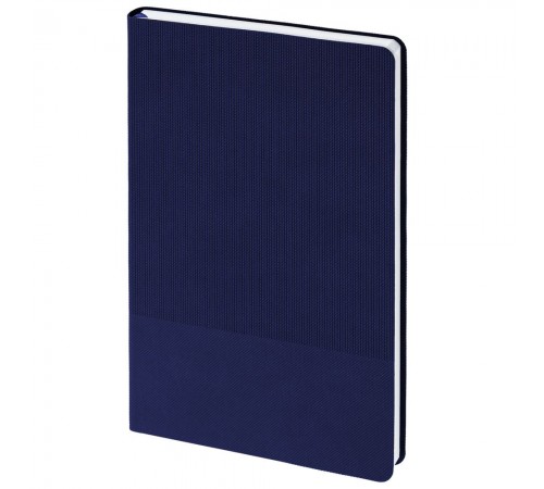 Ежедневник Knit, недатированный, темно-синий