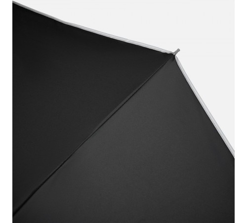 Зонт обратного сложения с ручкой-карабином Foldberry, черный