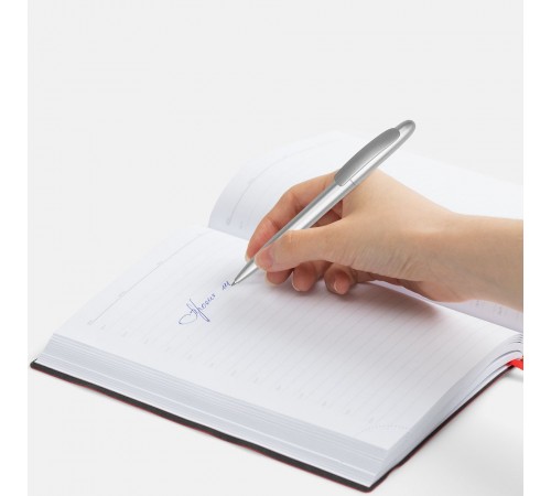 Ручка шариковая Moor Silver, ver.2, серебристый металлик