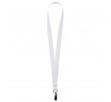 Лента для бейджа Neckband, белая