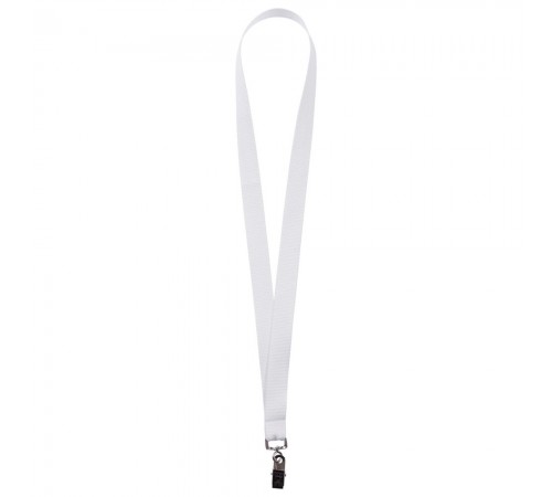 Лента для бейджа Neckband, белая