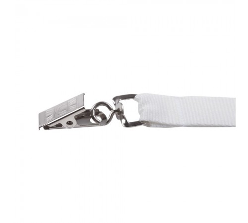 Лента для бейджа Neckband, белая