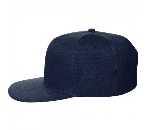 Бейсболка Snapback с прямым козырьком, темно-синяя